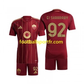 Tenue AS Roma Stephan El Shaarawy 92 Enfant Domicile 2024-2025 Maillot de Foot
